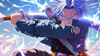 Trunks' Lightning Fury - Dragon Ball Z, Anime, Dragon Ball Z, Trunks (Dragon Ball), lightning, anime boy HD wallpaper