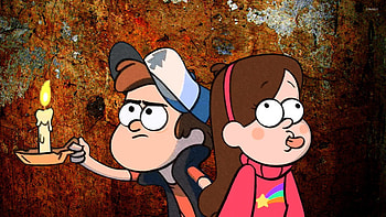 Dipper and Mabel from Gravity Falls by atticuslover12 on DeviantArt HD wallpaper