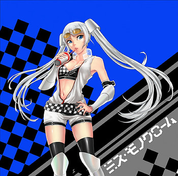 Silver Head, silver hair, checker, twin tails, long hair, beauty, lady, twintails, maiden, , female, plain, sexy, twintail, hot, girl, beautiful, anime girl, simple, anime, white hair, twin tail HD wallpaper