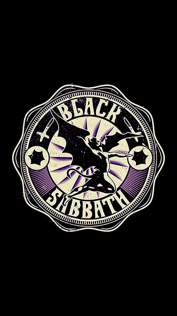 Black Sabbath, purple HD phone wallpaper