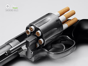 Smoking Kills, smoking, gun, cg, peole HD wallpaper