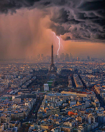 Paris France, cloud, sky HD phone wallpaper