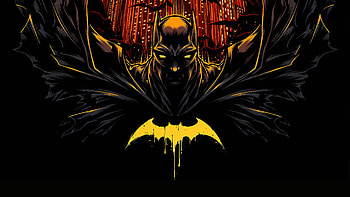 Game art, dark, Batman HD wallpaper
