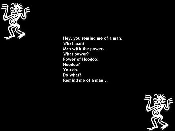 Hoodoo You Do, quote, white, black, symbols HD wallpaper