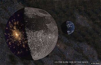 On The Dark Side of The Moon, 5, the dark side of the moon, 4, the moons dark side HD wallpaper