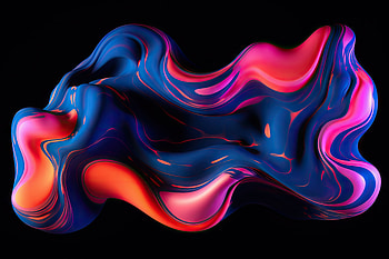 Abstract Pattern, glow, particle, neon, lines, rainbow, Abstract, pattern HD wallpaper