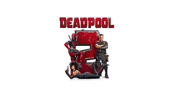 Deadpool 2, minimal, movie, 2018 HD wallpaper