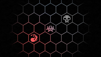 Black and Red mana, Magic: The Gathering HD wallpaper