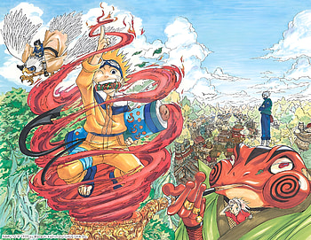 Naruto Anime : Epic Manga Battle Scene in Vivid Detail, Anime, Naruto, manga HD wallpaper