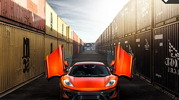 Mclaren Orange, mclaren, cars, orange HD wallpaper