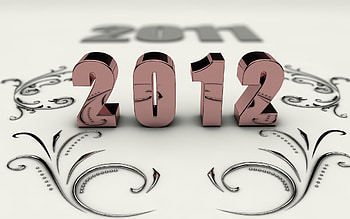 Happy new year 2012, 3d, graphics, 2012, happy, new year HD wallpaper
