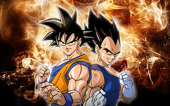 Goku and Vegeta, Dynamic duo, Warriors, Friendship HD wallpaper