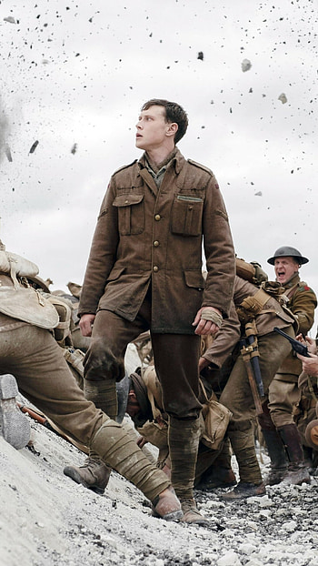 1917, Dramatic still, Emotional impact, WWI film HD phone wallpaper