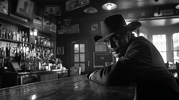 Sheriff in Saloon - Vintage Western, sheriff, saloon HD wallpaper