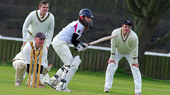 Cricket sport, Grass player, Game people HD wallpaper
