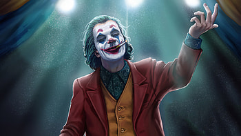 Joker Laughing, joker-movie, joker, superheroes, supervillain, artwork HD wallpaper
