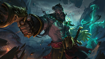 Gangplank, Betrayer skin, Intriguing reveal, Epic transformation HD wallpaper