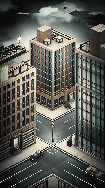 Urban Dreams: Stylish for City Lovers, cityscape, building, urban, architecture, street HD phone wallpaper