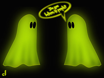 Funny, joke, ghost, dark, green HD wallpaper