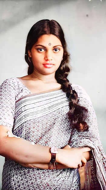 Silk Smitha, multilingual actress, saree beauty HD phone wallpaper