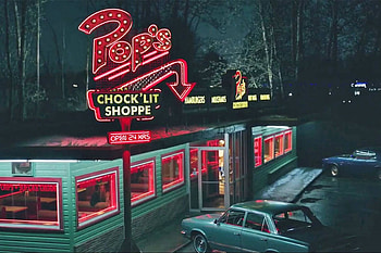 Riverdale, TV series, Iconic pops diner, Nostalgic vibes HD wallpaper