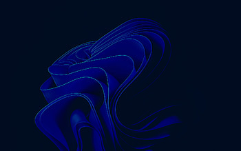 BLUE SHADOW, Dark theme, technology, Windows 11 HD wallpaper