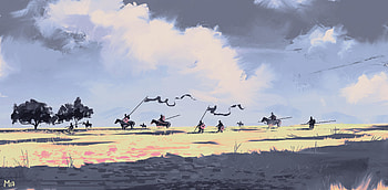 dominik-mayer-4, Digital Art, Digital Painting, Illustration, Artwork, Landscape HD wallpaper