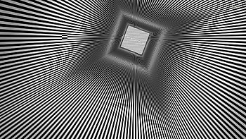 Square tunnel, Illusions HD wallpaper