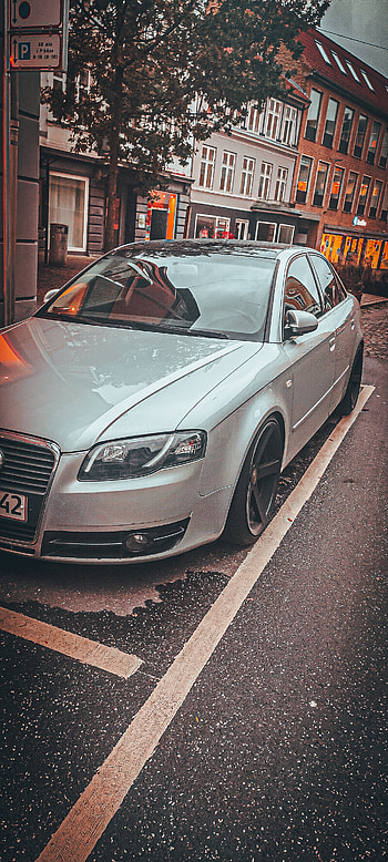 Audi A4 B7, automotive lighting, car HD phone wallpaper