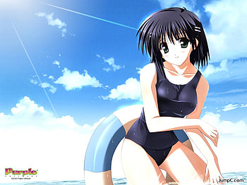 purple, other, girls, anime HD wallpaper