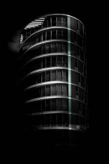 Architecture, Building, Dark, Minimalism HD phone wallpaper