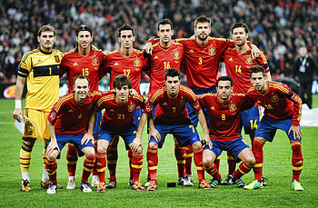 Spain national team, Football excellence, Athletic skills, Inspiring performances HD wallpaper