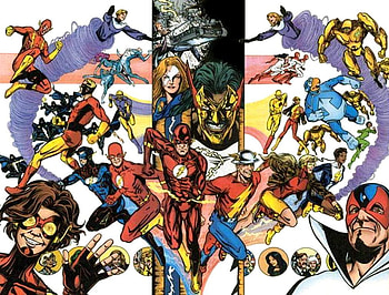 Speedsters Of Past And Present, DC Comics, Superheroes, Comics, Flash HD wallpaper