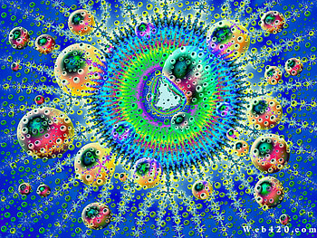 Psychedelic, swirling, spinning, mind blowing, colors, center HD wallpaper