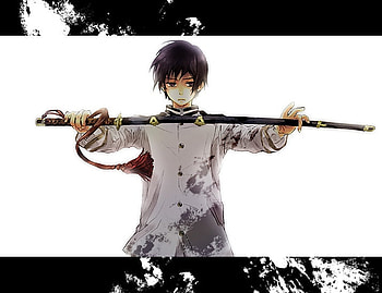 Frealess Samurai, sword, anime, boy, samurai, fearless HD wallpaper