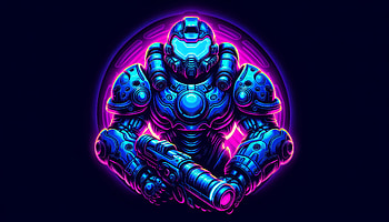Mega Man Neon Glow, Mega Man, futuristic, armor, Sci Fi, cyberpunk HD wallpaper