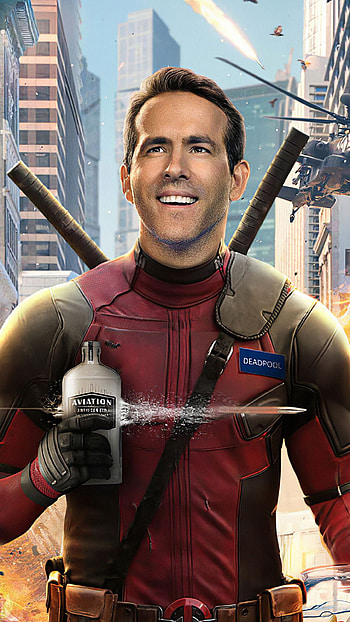 Ryan Reynolds, humor, movie, deadpool HD phone wallpaper