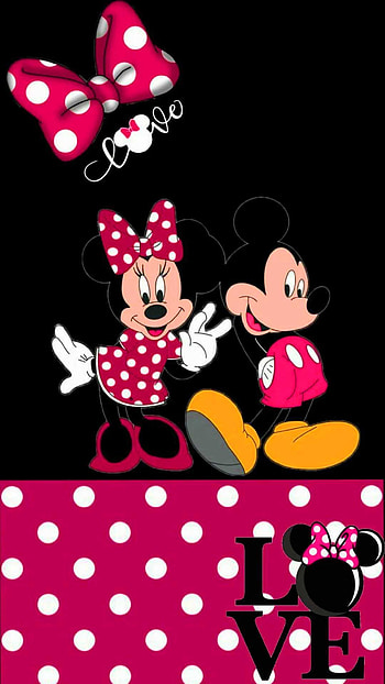 Minnie Mouse, Minnie , Minnie pattern, Cute design HD phone wallpaper