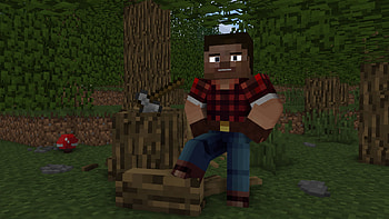 Lumberjack Steve , Art Mine Imator Forums HD wallpaper