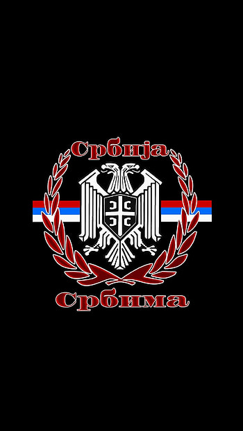 Srbija, badge, symbol HD phone wallpaper