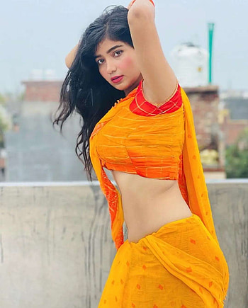 Neha singh, head, sky, model HD phone wallpaper