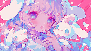 Cinnamoroll Dream: Anime Girl, Anime, Cinnamoroll, anime girl HD wallpaper