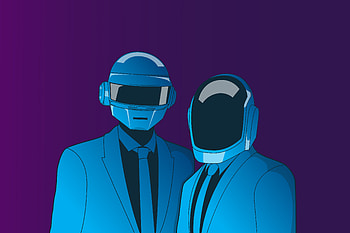 Daft Punk Art , daft-punk, music, behance HD wallpaper