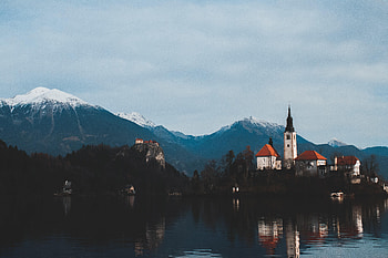 Nature, Lock, Lake, Reflection, Tower HD wallpaper