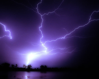 Purple Sky Lightning, flash, purple, lightning, australia, purple sky, sky, stormy, storm HD wallpaper