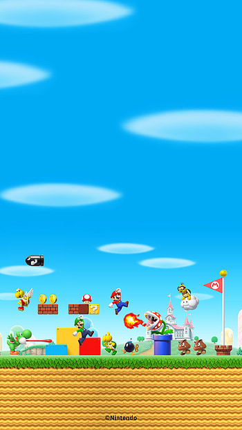 Super Mario HD phone wallpaper