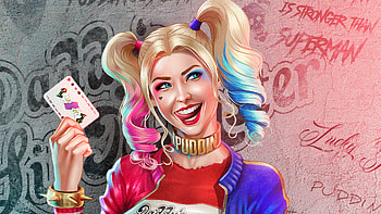 Harley Quinn Stronger Than Superman , harley-quinn, superheroes, digital-art, artist, artwork, deviantart HD wallpaper