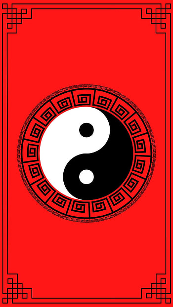 Ying ve Yang, desen, sembol HD phone wallpaper