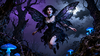Nocturne Gothic Fairy —, Gothic Fairy, Fairy HD wallpaper