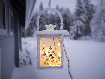 Snow, Miscellanea, Miscellaneous, Lamp, Hoarfrost, Frost HD wallpaper